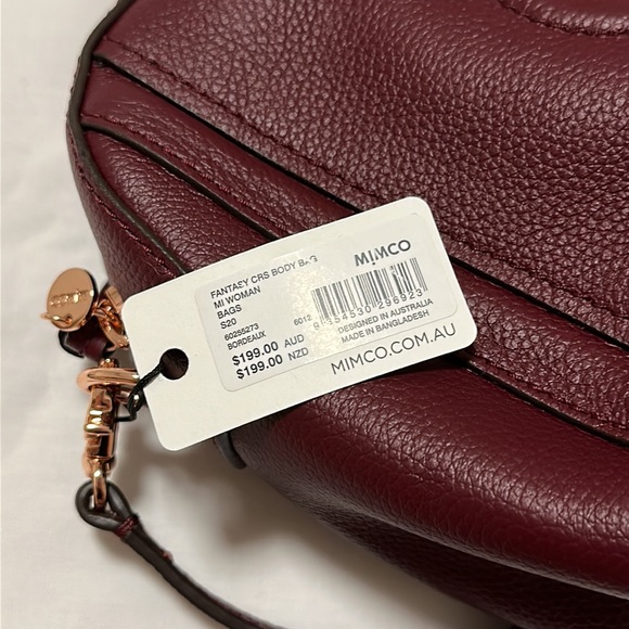 Mimco Crossbody Bag in Bordeaux - Picture 12 of 17